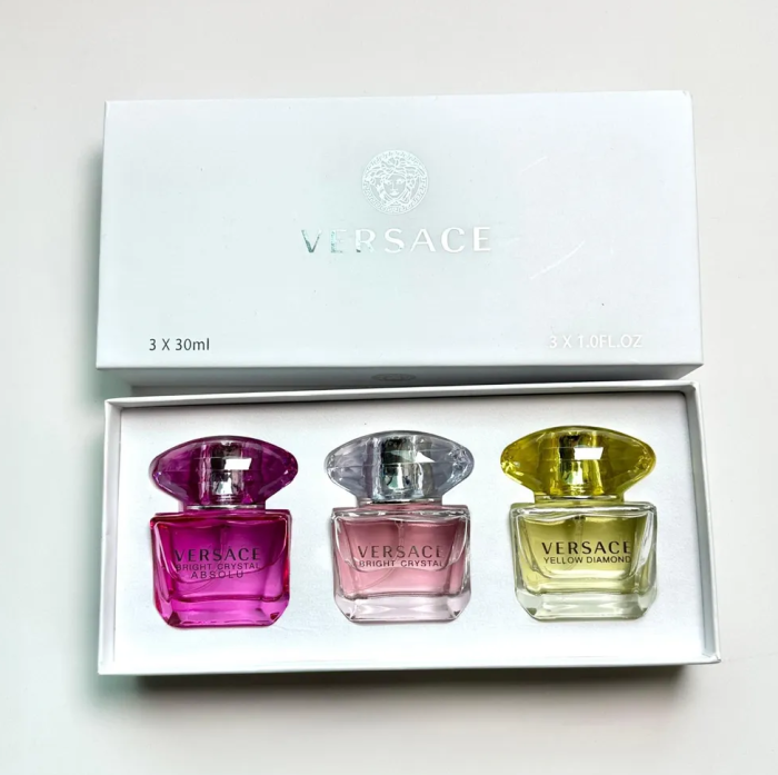 Versace set 3 x 30ml bright crystal